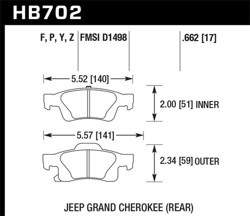 Hawk performance hb702p 662 - performance, hb702p.662